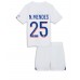 Billige Paris Saint-Germain Nuno Mendes #25 Tredjetrøye Barn 2022-23 Kortermet (+ korte bukser)